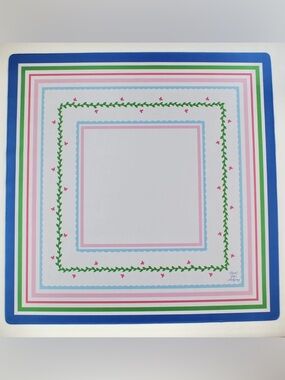 Bam Let’s Mahjong! Mahjong Mat in Pink, Blue & Green (Sold Out on Web)